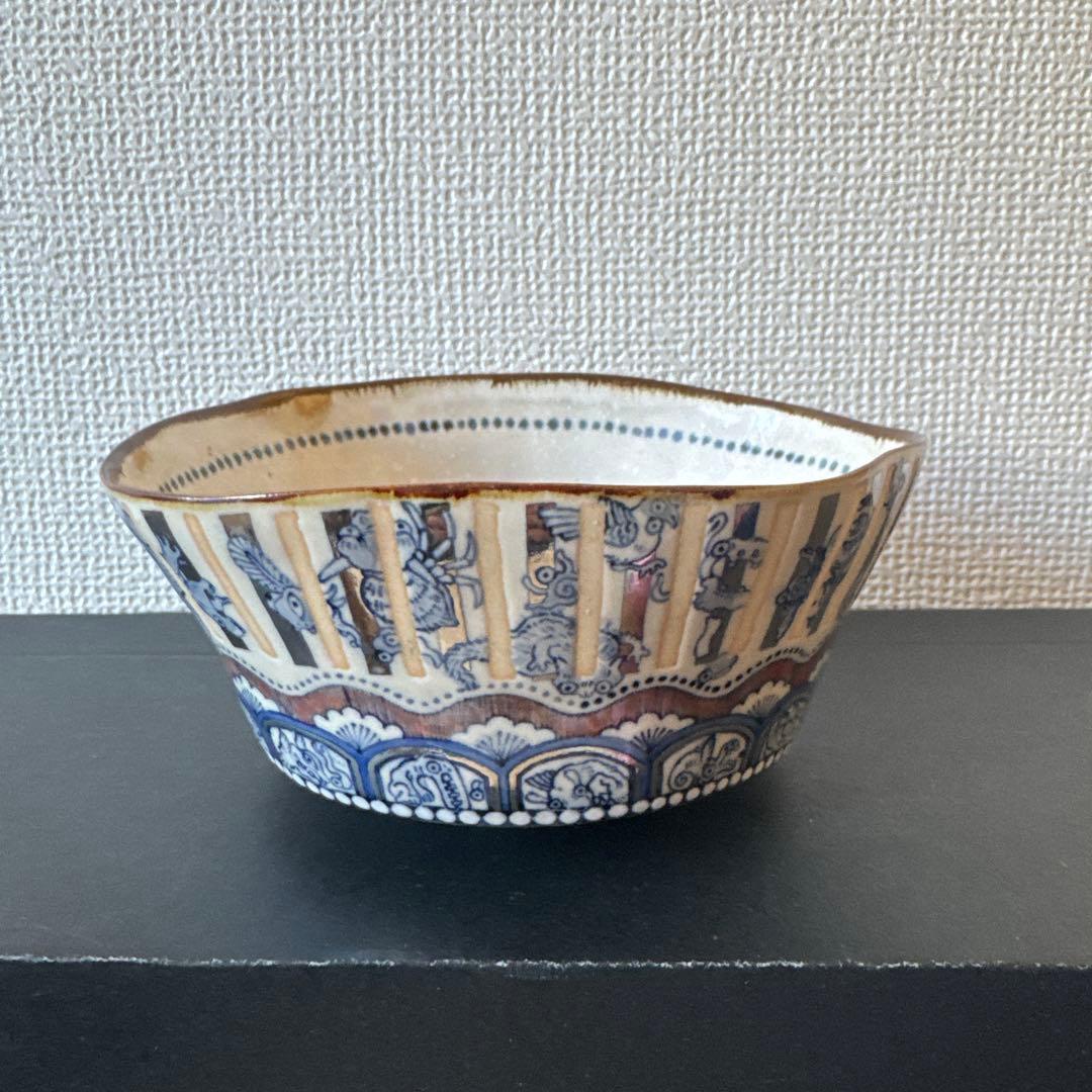 由良薫子　妖怪染付茶盌　茶碗　新品未使用