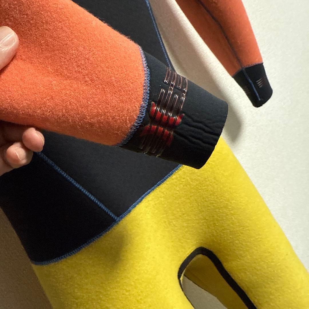 美品　日本製_Hurley ロンハーマン　ウエットスーツセミドライ4mm/3mm