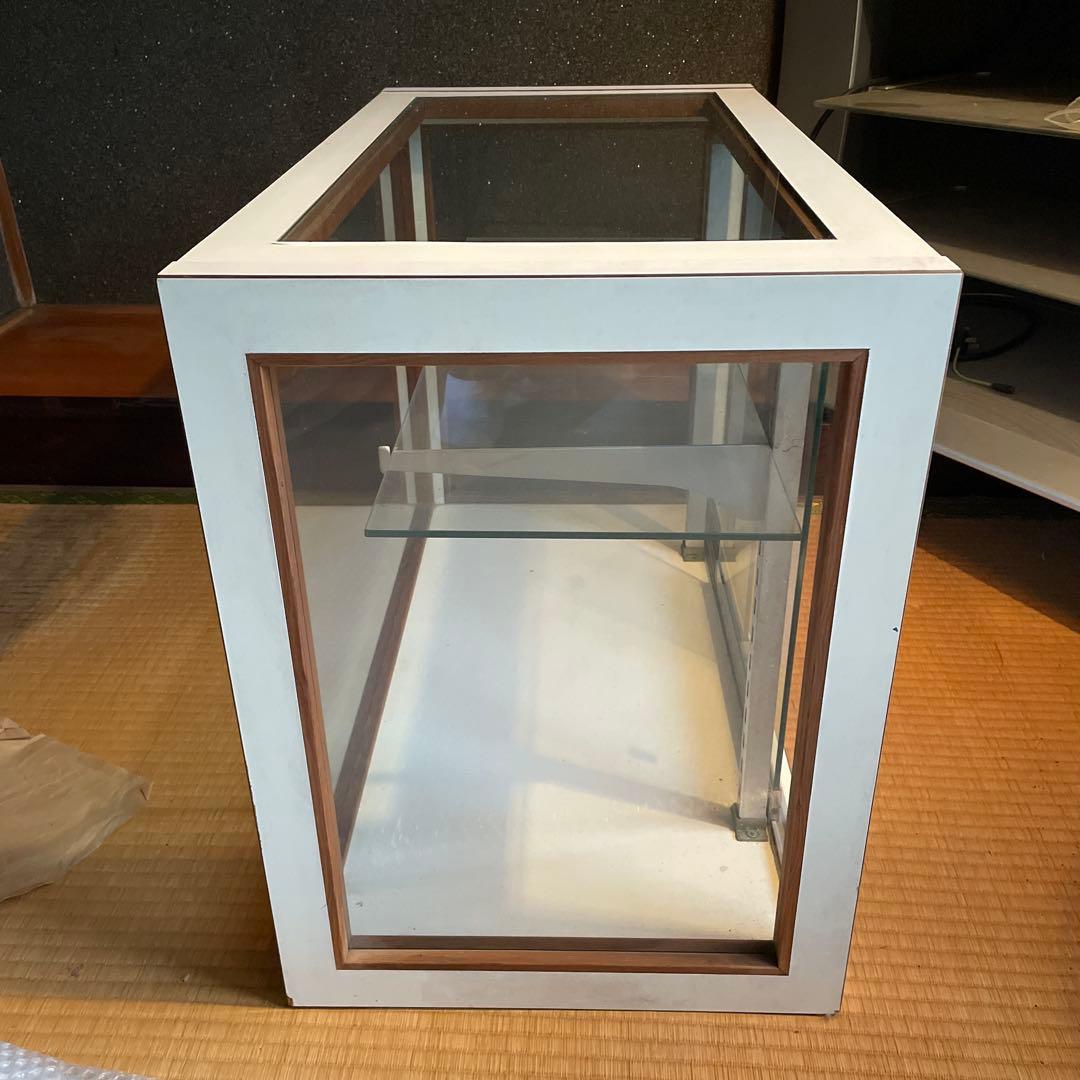 ［手渡し］ヴィンテージ2段式ガラスショーケース