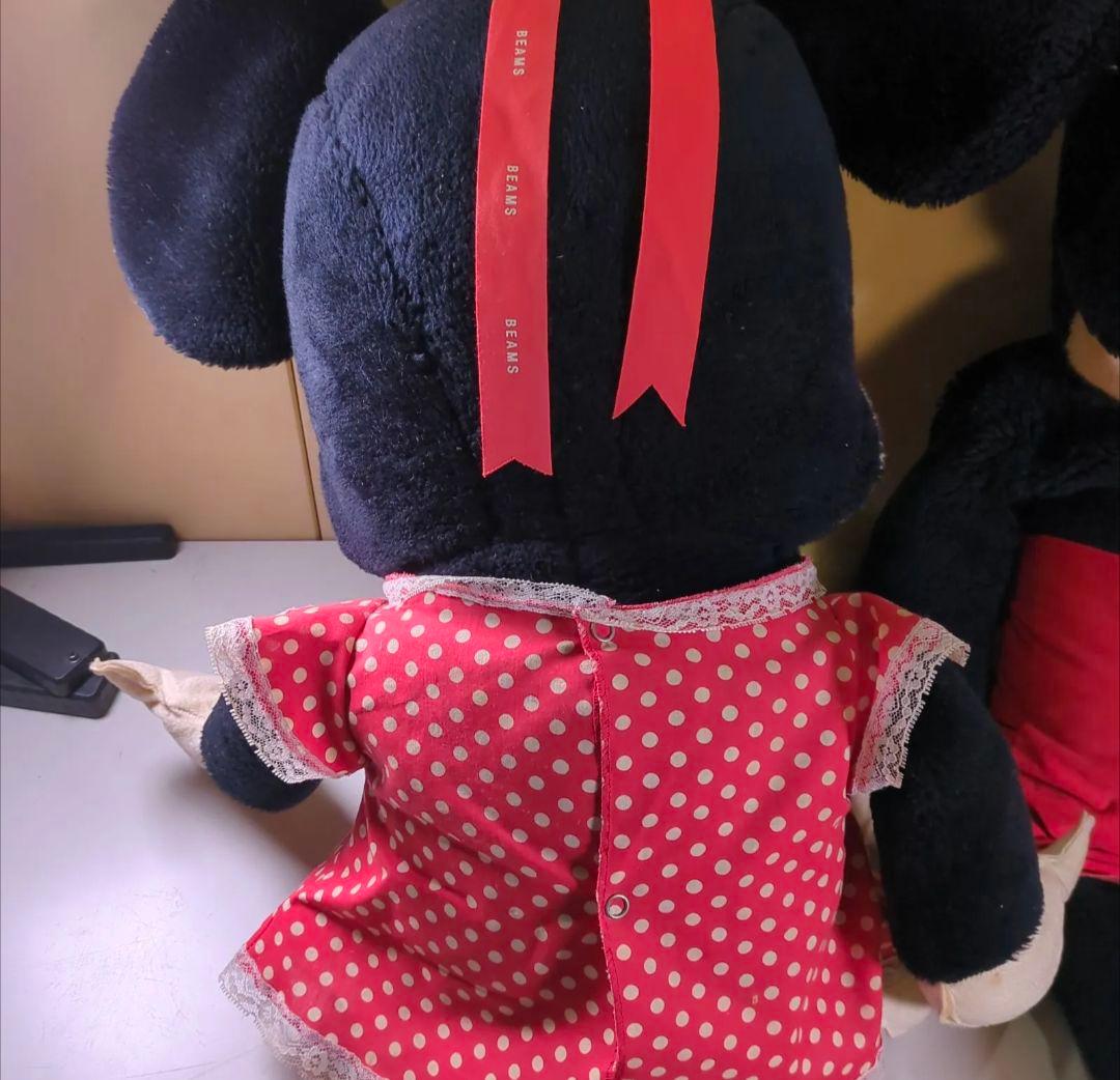 ミッキーマウス ミニーマウス ぬいぐるみ 約85cm 初期　アメリカ　昭和レトロ