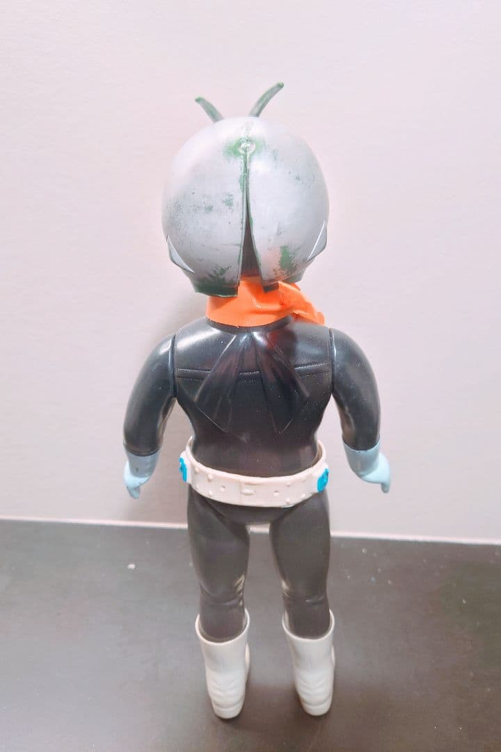 当時物 旧バンダイ製 仮面ライダー スタンダード ソフビ 後期タイプ 面取れ