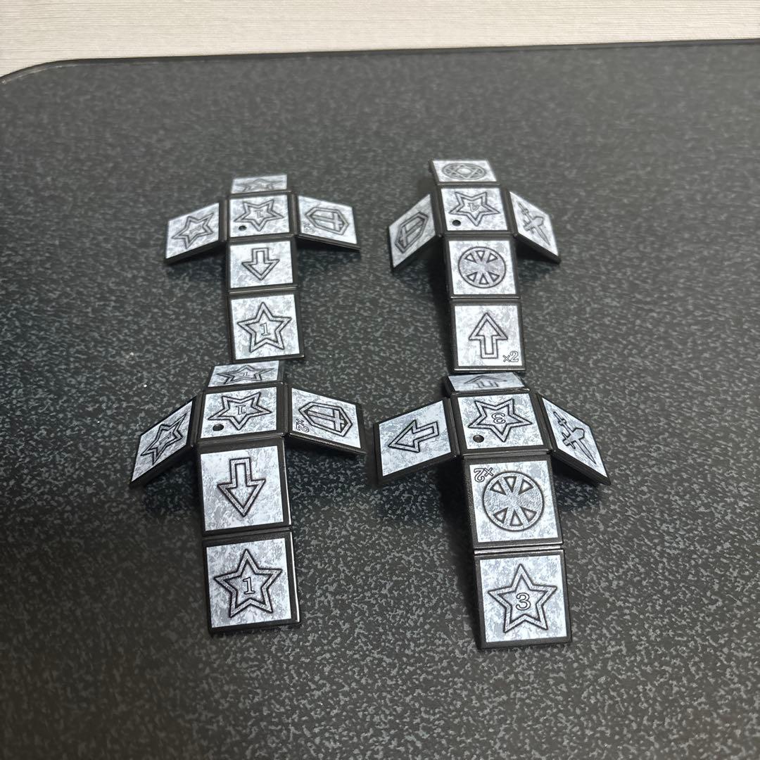 (傷あり、説明書無し、一体破損)ダンジョンダイスモンスターズスターターセット