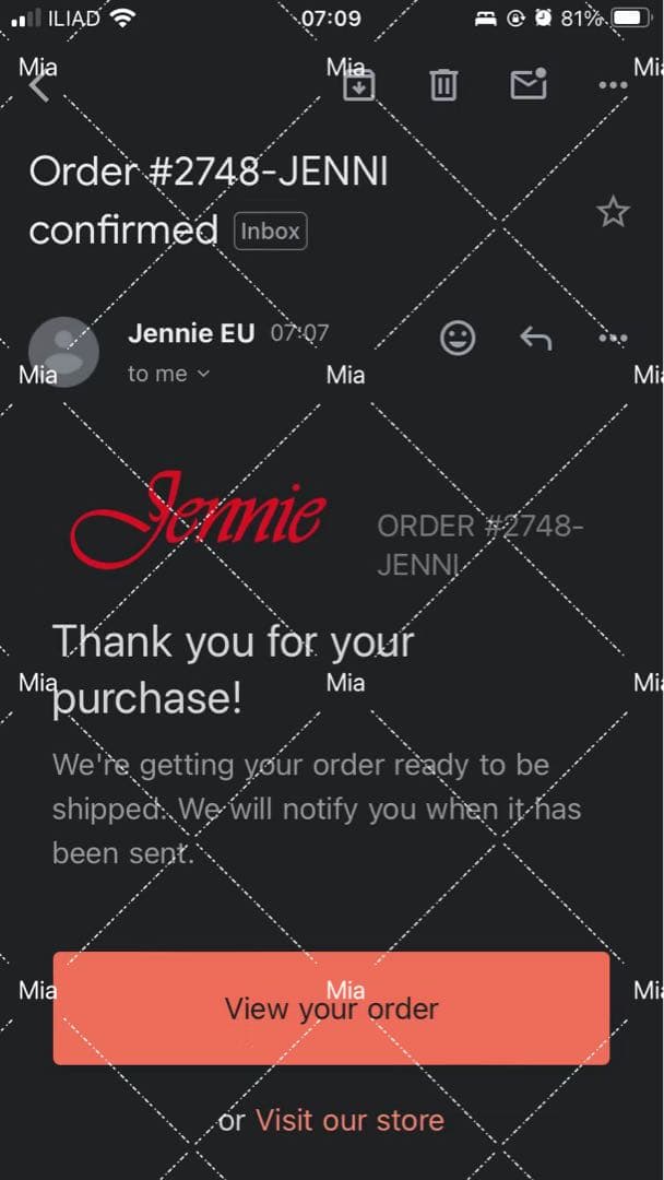 【新品未開封】Jennie ジェニ　ruby アルバム　直筆サイン入り　セット