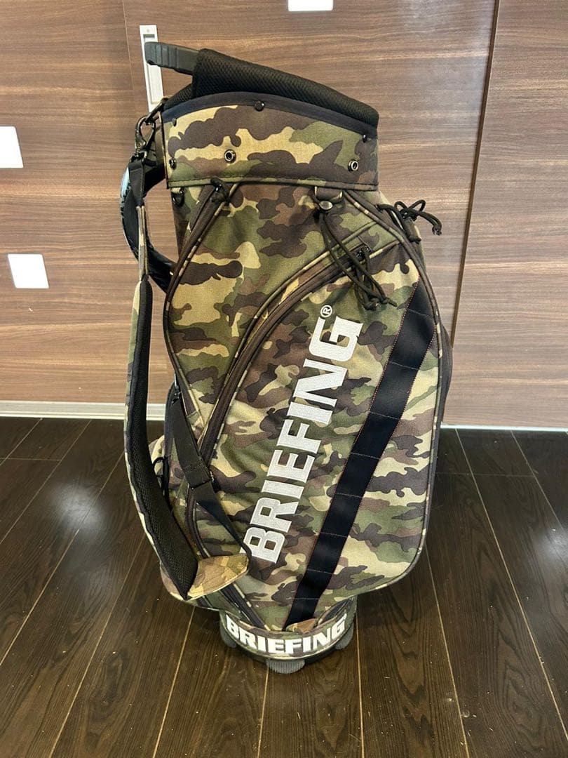 新価格！　BRIEFING ブリーフィング　迷彩カモフラ　ゴルフバック　CR-5