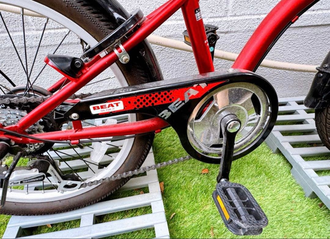 BEAT 子供用自転車 レッド 20インチ