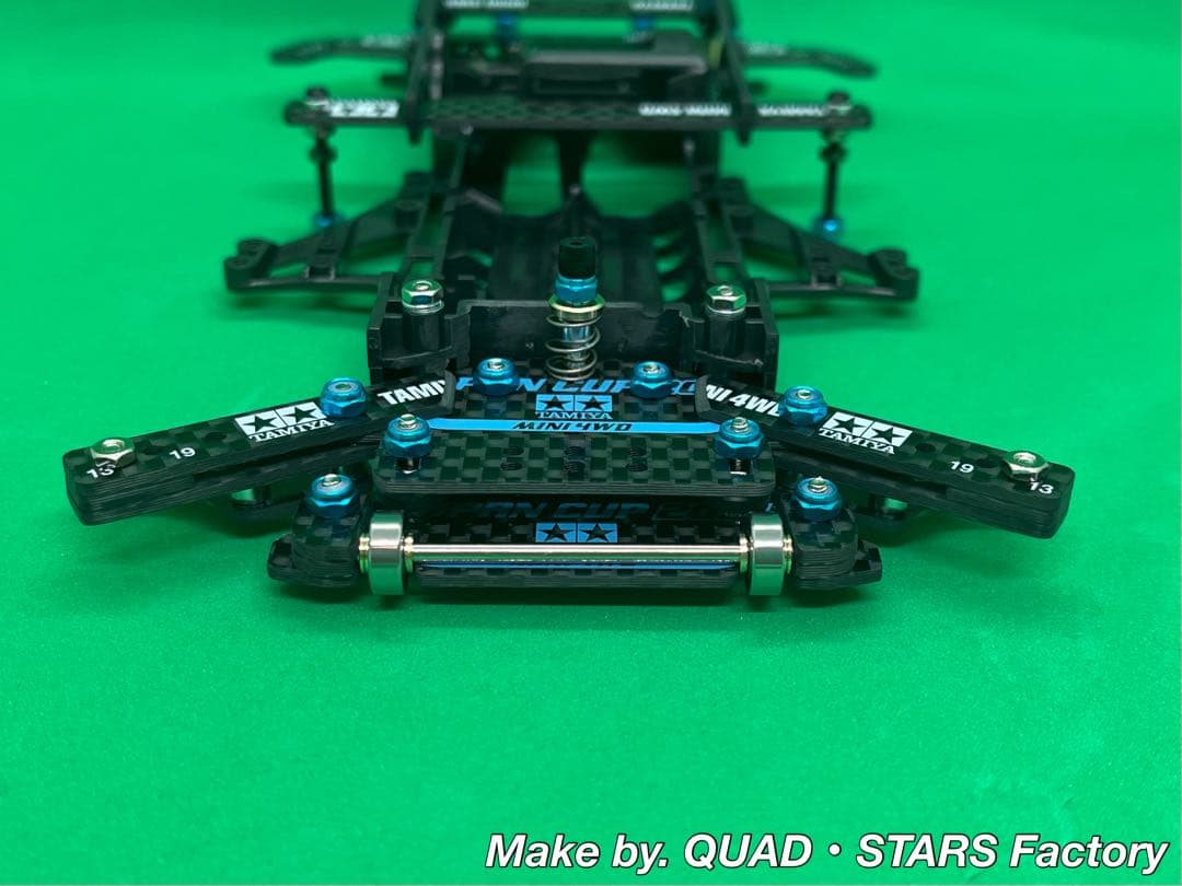 【ミニ四駆・FM-A用】2軸ATピボット＋1軸リヤアンカー　J-CUP2021