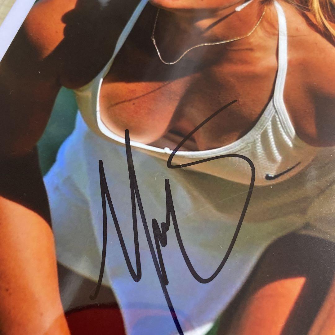 マリア・シャラポワ 直筆サイン入りフォト テニス Maria Sharapova