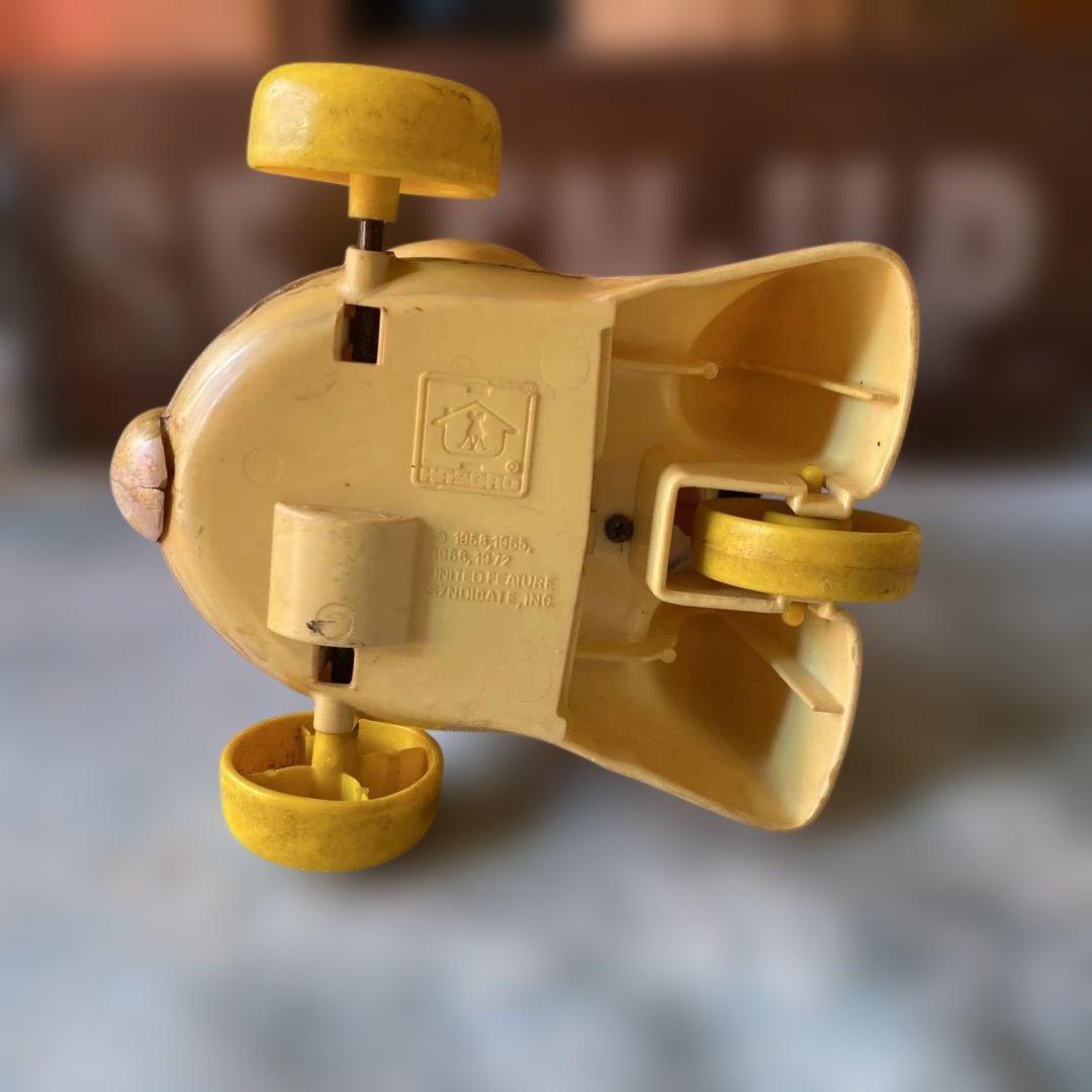 1958〜1966's スヌーピー 耳が回転するプラスチックおもちゃ