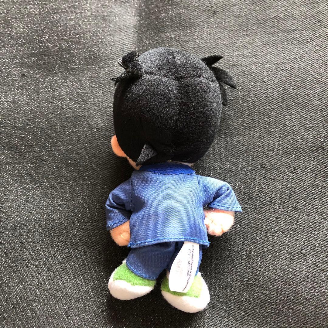 年代物 レア 名探偵コナン 工藤新一 毛利蘭 ぬいぐるみ 制服 帝丹高校