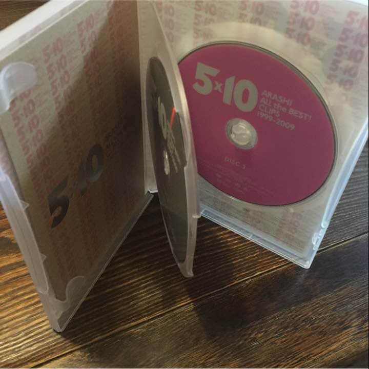 嵐 CLIPS ＆ 5×10  ２点セット