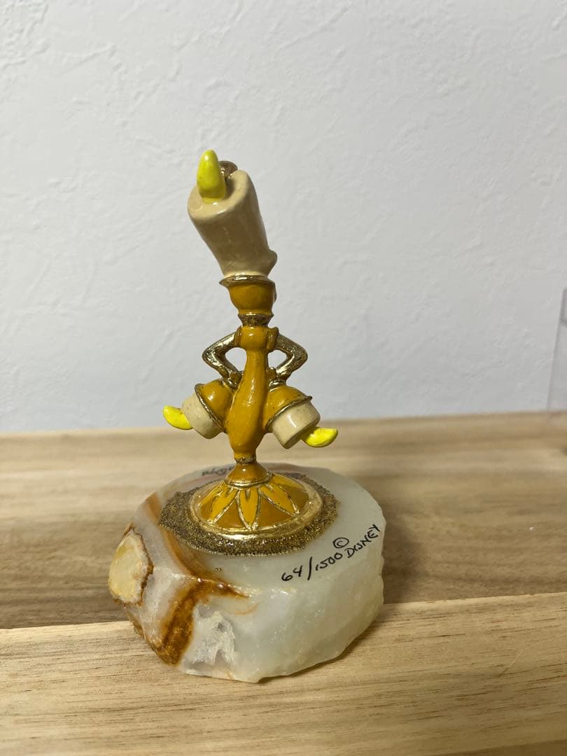 限定品！！ディズニー 美女と野獣　世界で1500個　ルミエール フィギュア