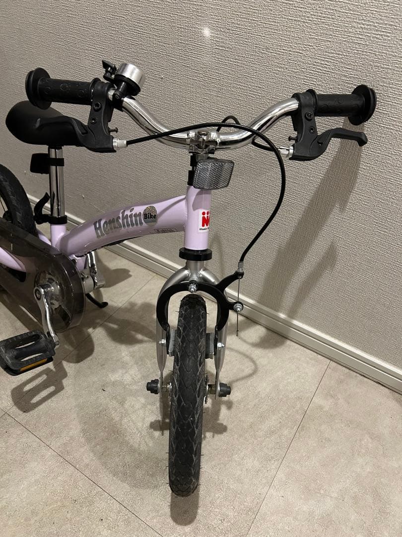 へんしんバイク2 バランスバイク パープル12インチ Henshin Bike