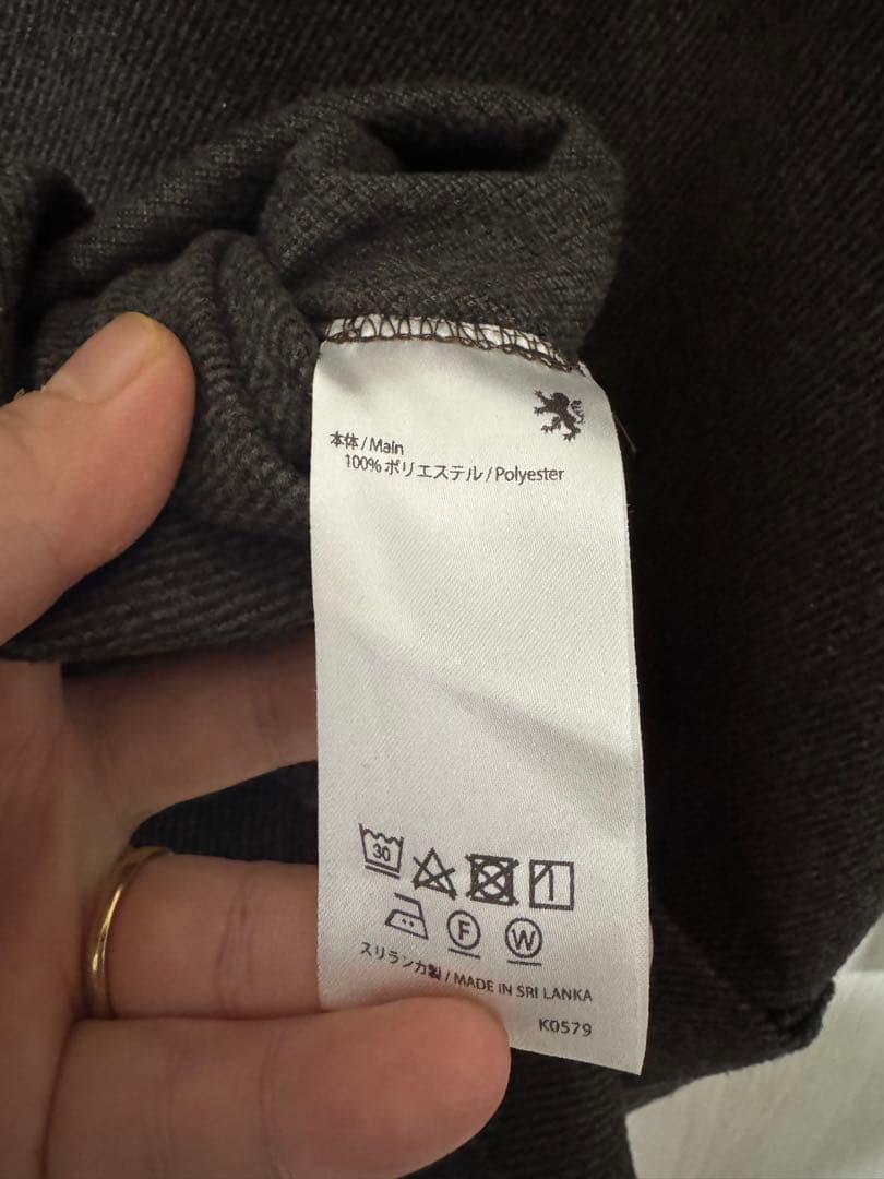 KAPELMUUR ダークグレー サイクルジャージ Asia WL秋冬用