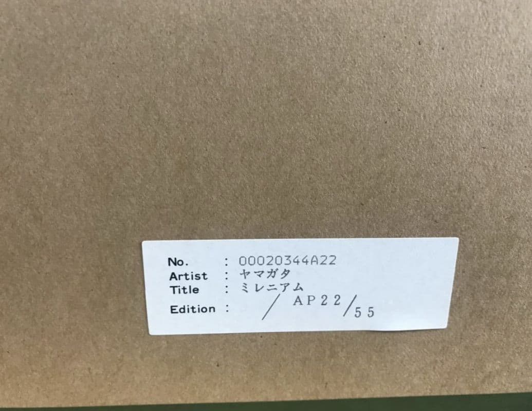 ヒロヤマガタ【ミレニアム】AP22/55 シルクスクリーン サイン