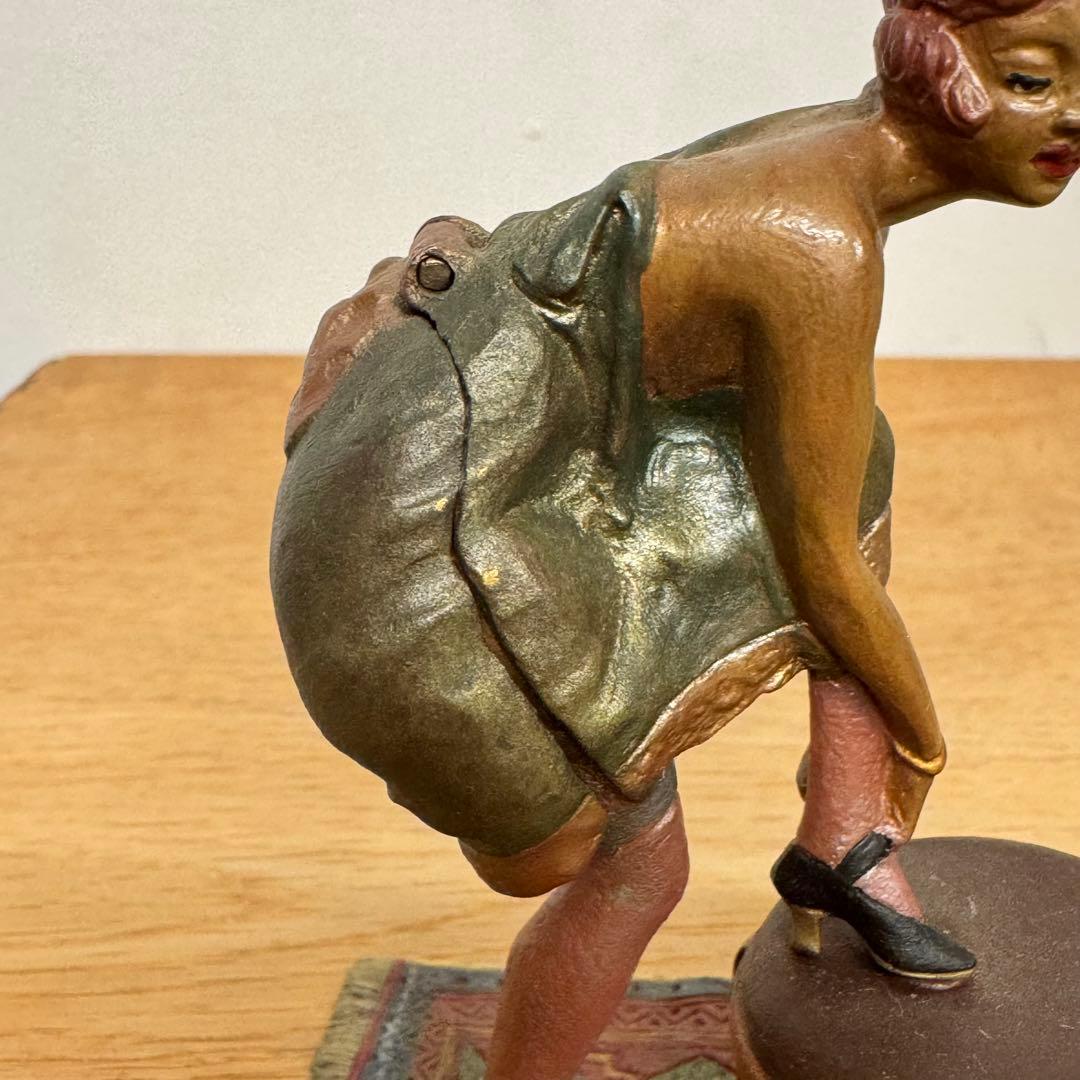 金属製 女性像 エロ ヌード 春画 アンティーク