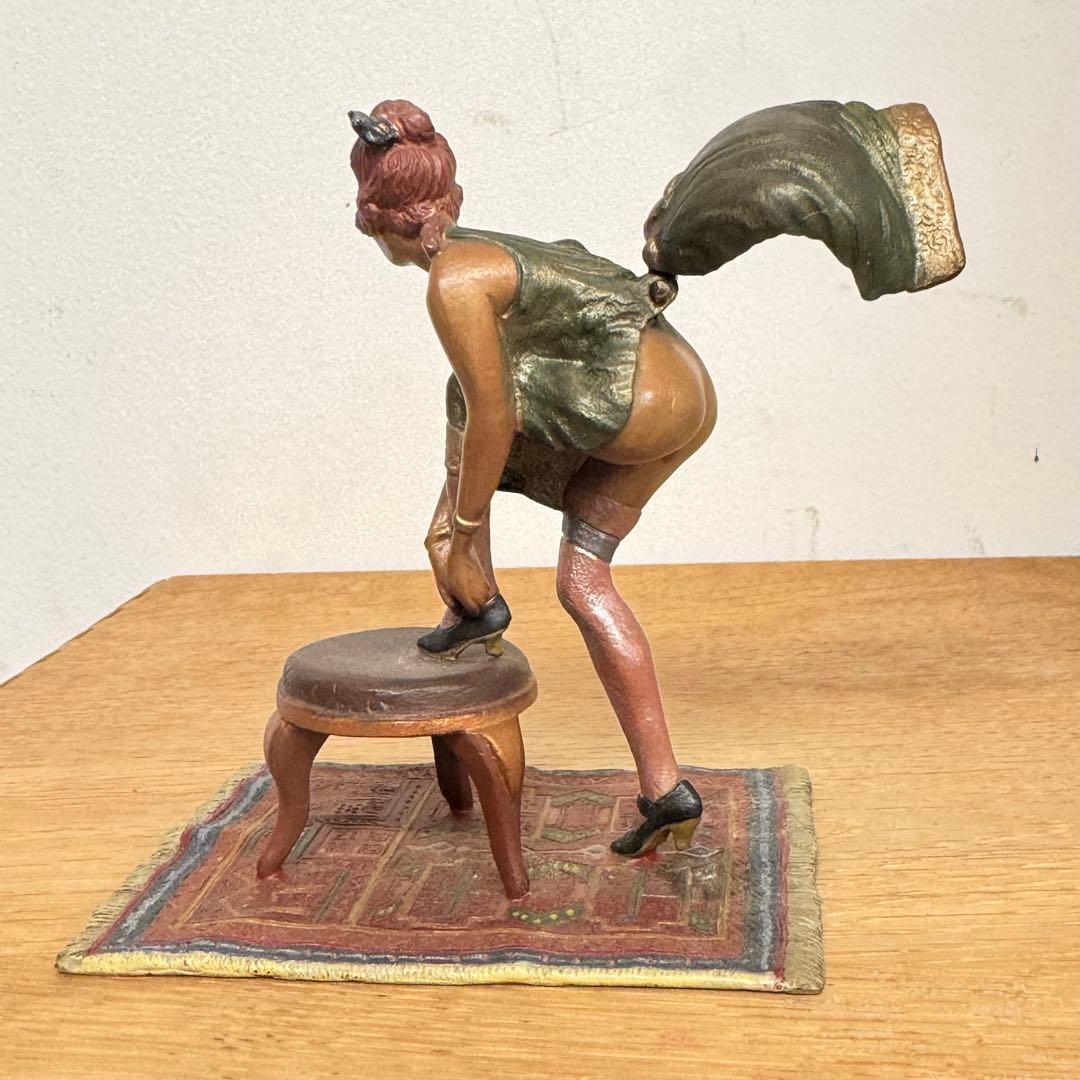 金属製 女性像 エロ ヌード 春画 アンティーク