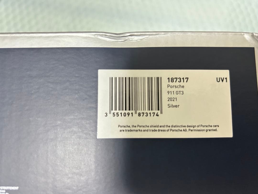 ノレブNOREV ポルシェ911 GT3 1/18ミニカー