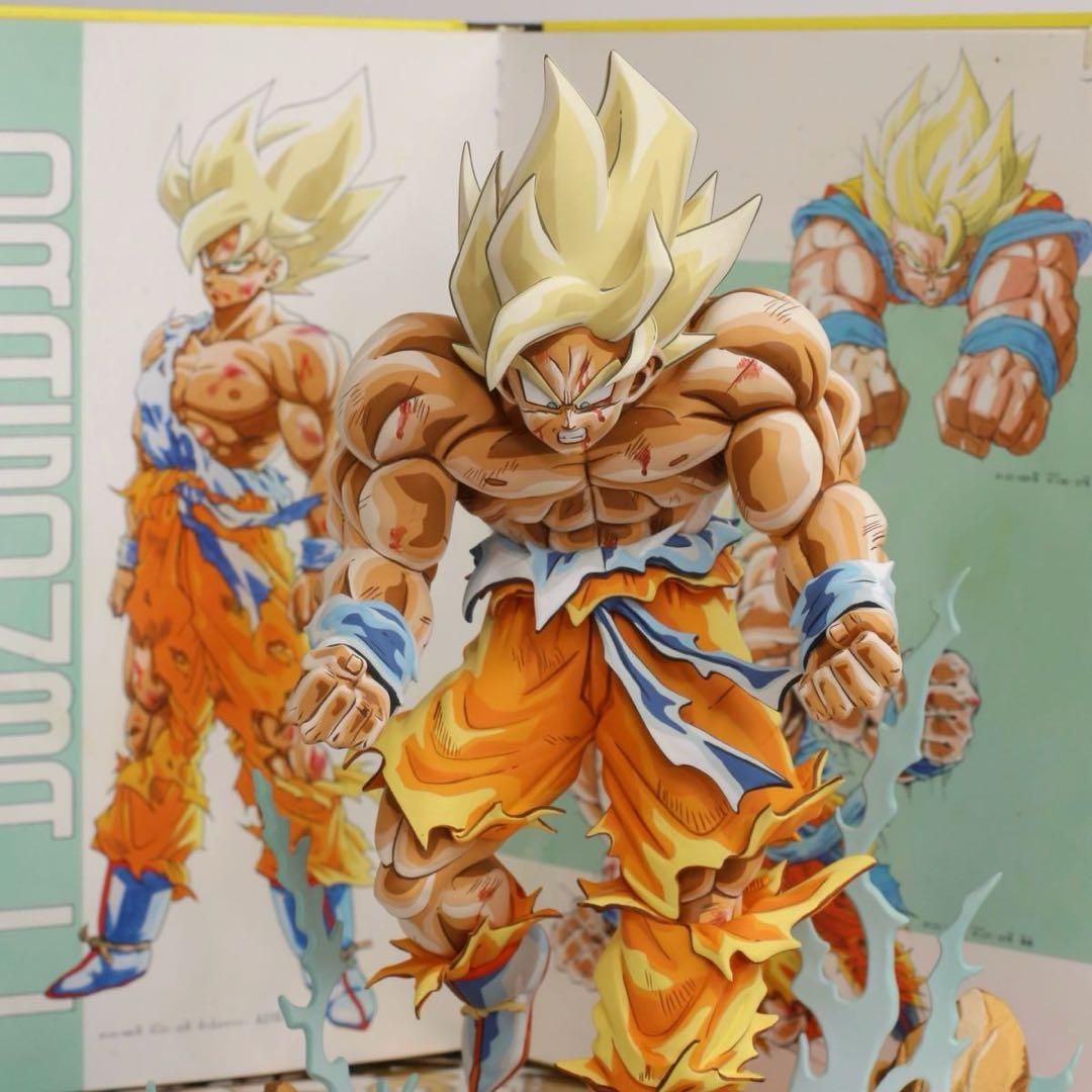 「すべての終わり」ドラゴンボール 超サイヤ人 孫悟空 リペイント 次元彩色