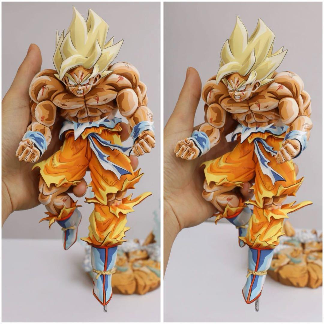 「すべての終わり」ドラゴンボール 超サイヤ人 孫悟空 リペイント 次元彩色