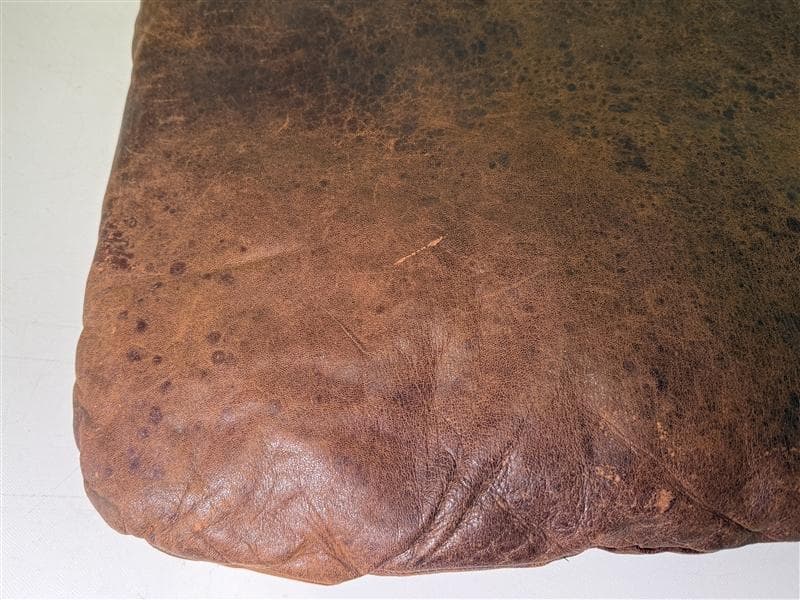 時代 茶席 革座布団 5枚組 レザー 皮 クッション 検索:(茶道具 煎茶道具)