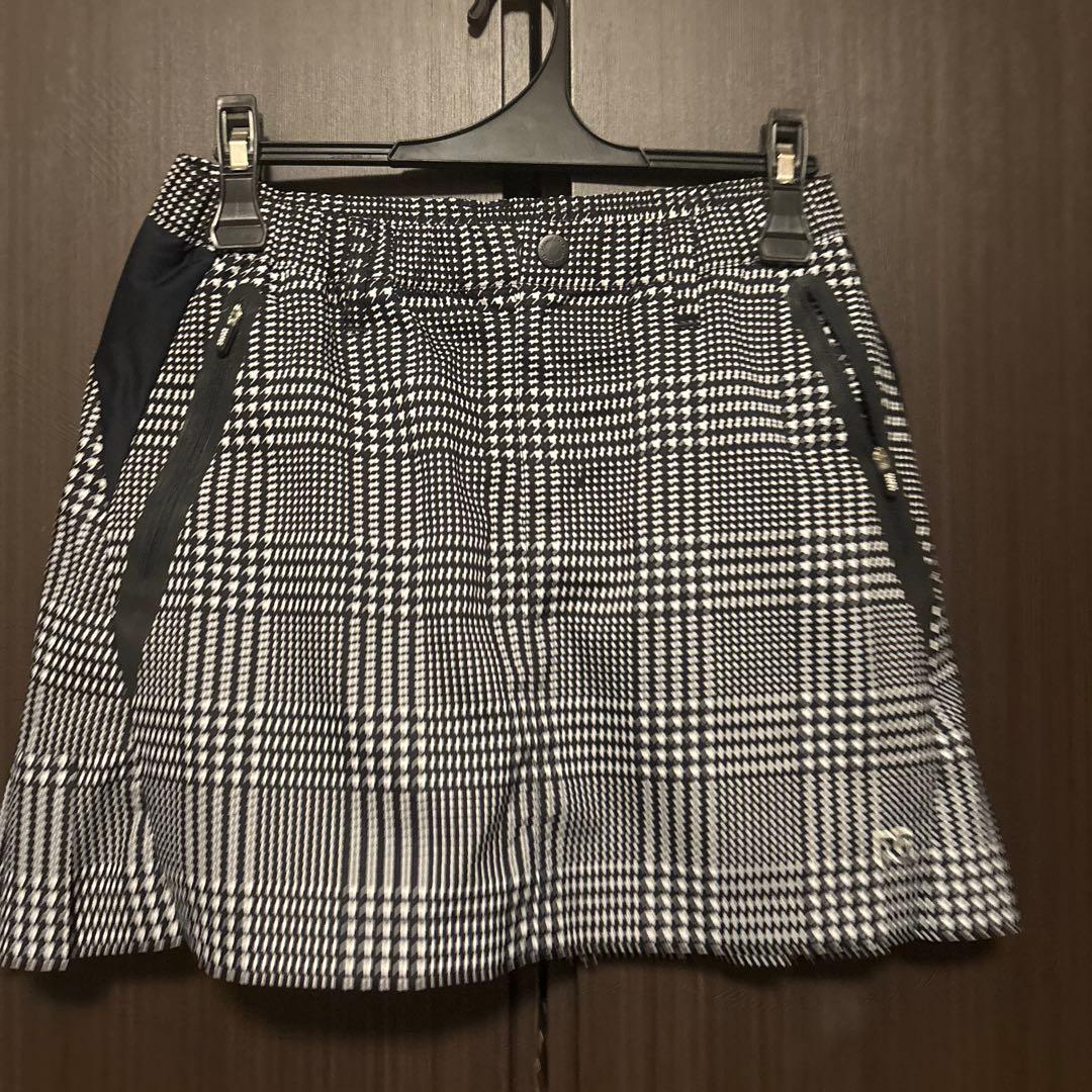 PG 黒と白のチェック柄スカート　サイズ０