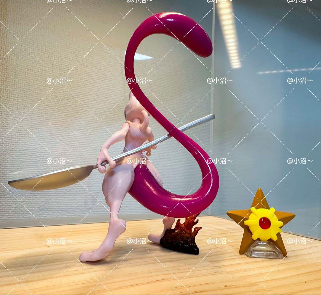 ポケモンスケールワールド　ミュウツー　1/20サイズ　スプーン付き　PVC製