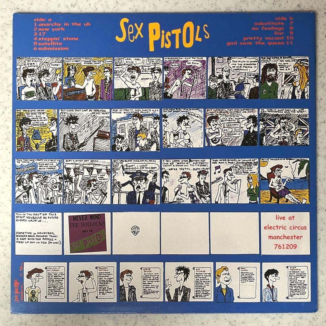 1976年 レアライヴ SEX PISTOLS ブート盤 ANARCHY