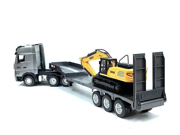 Huina 1552 9Ch 1/18 重機回送大型トレーラー ラジコン