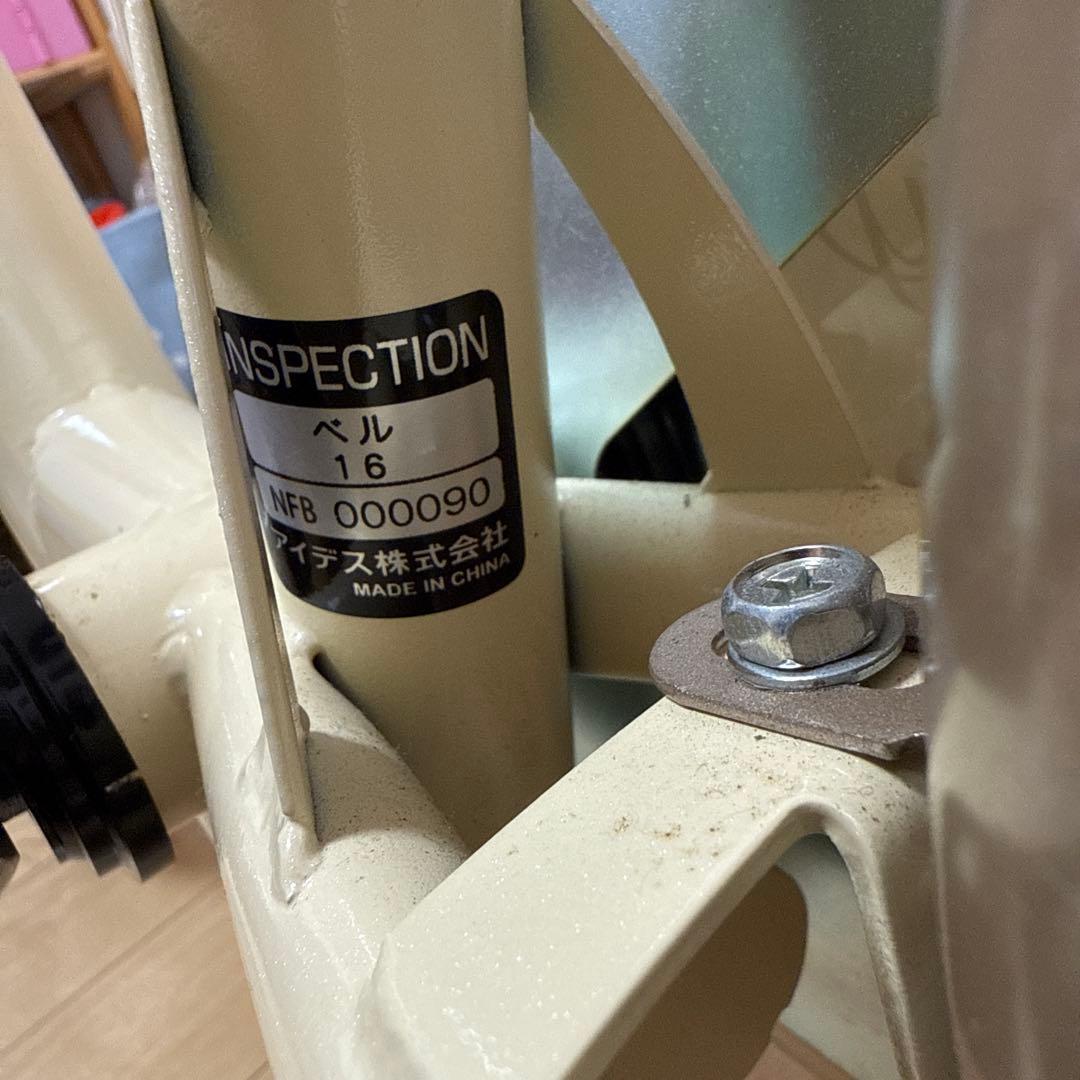 ラプンシェル　自転車　プリンセス　美女と野獣　ベル　16インチ　補助輪あり