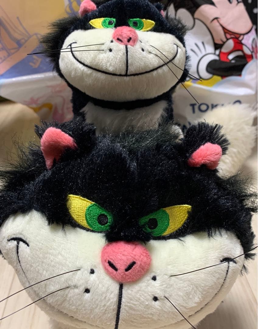 ディズニー ストア シンデレラ ルシファー ぬいぐるみ キーチェーン セット