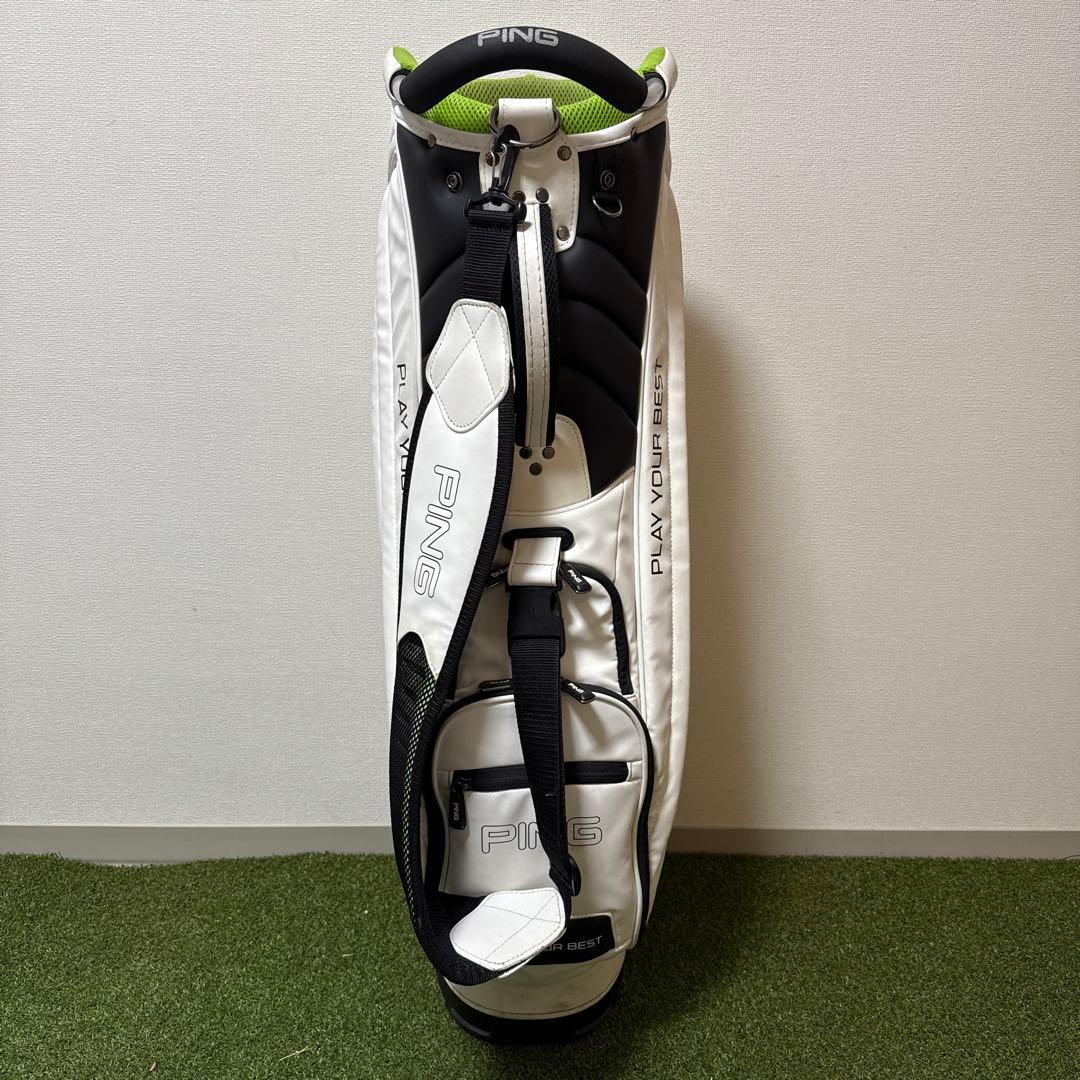PING ピン キャディバッグ ホワイト 9.5型 47インチ対応