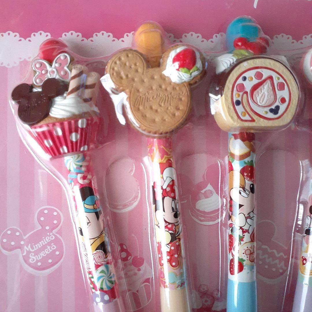 ディズニー　ミニー　ボールペン　スイーツ　お菓子　パティシエ　ケーキ　マカロン