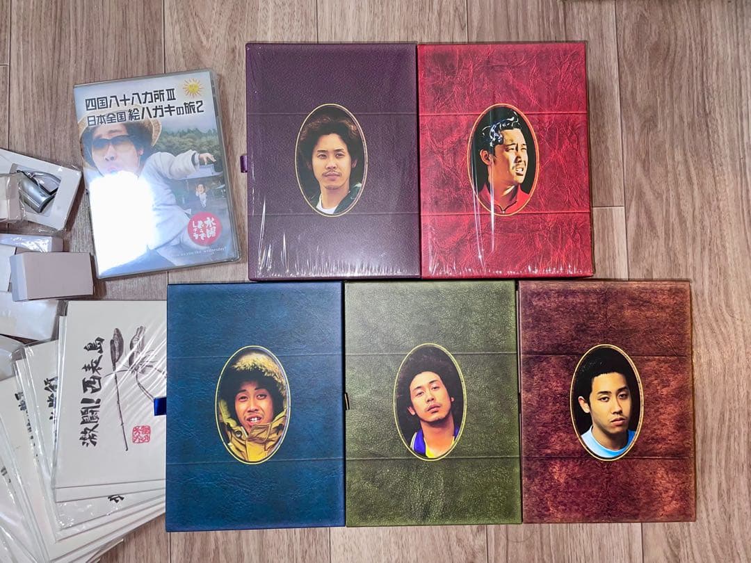 水曜どうでしょう　DVD 26巻セット　専用ボックス5個と初回特典のおまけ25個