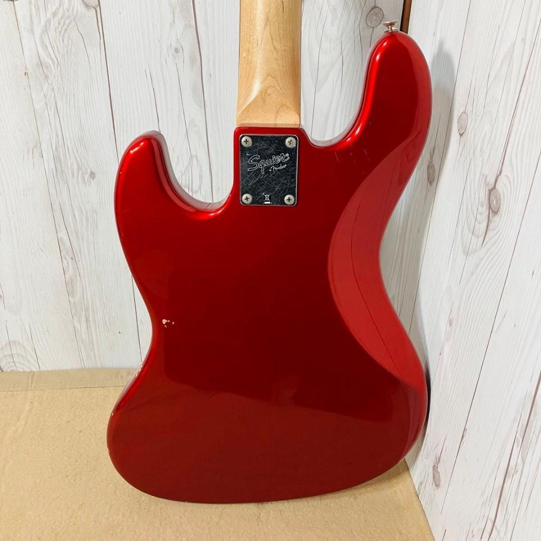 【希少】Squier by Fender J BASS エレキベース レッド