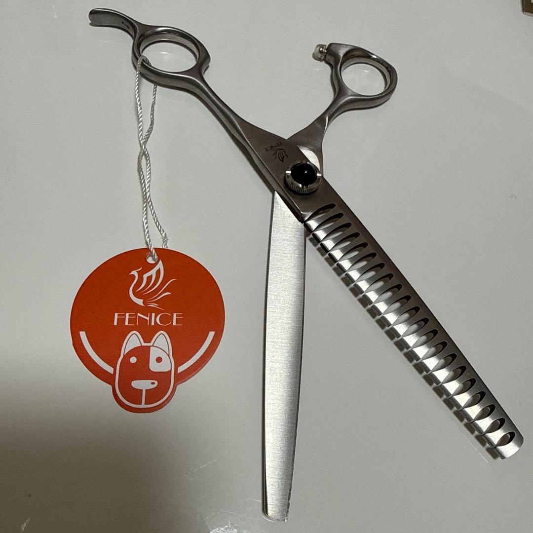 プロ用　ブレンダーシザー　7インチ　トリマー　フェニーチェ　コーム付き