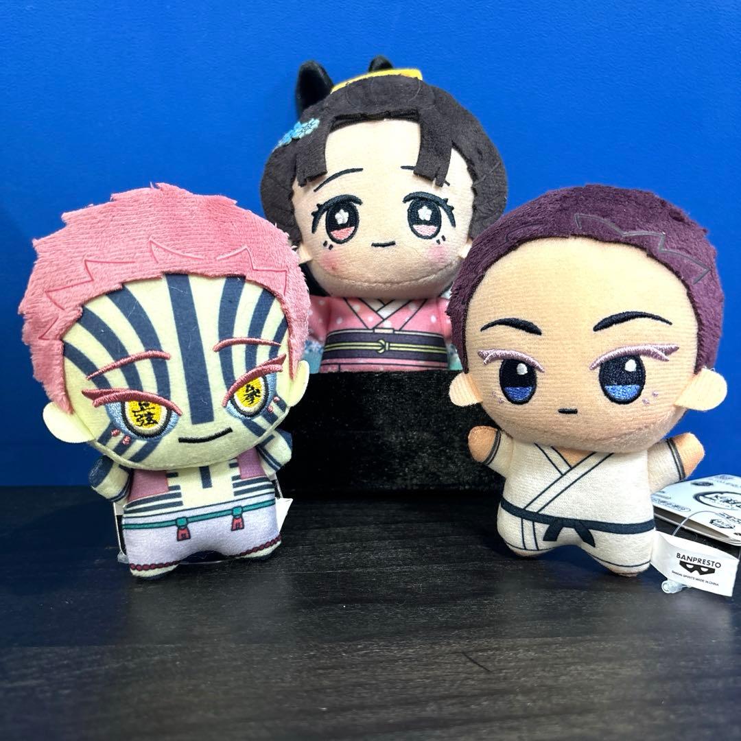 狛治 恋雪 猗窩座 ちびぐるみ ぬいぐるみ マスコット 鬼滅の刃 無限城
