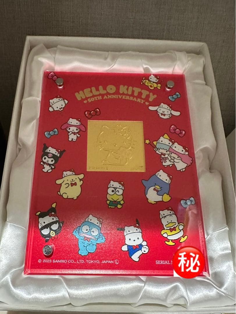 資産　純金　k24 4g ハローキティ　カード　【世界で50個限定生産】