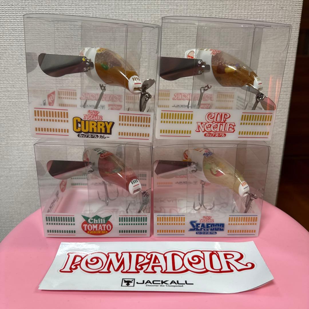 ジャッカル×日清食品　ポンパドール　カップヌードル　4つセット