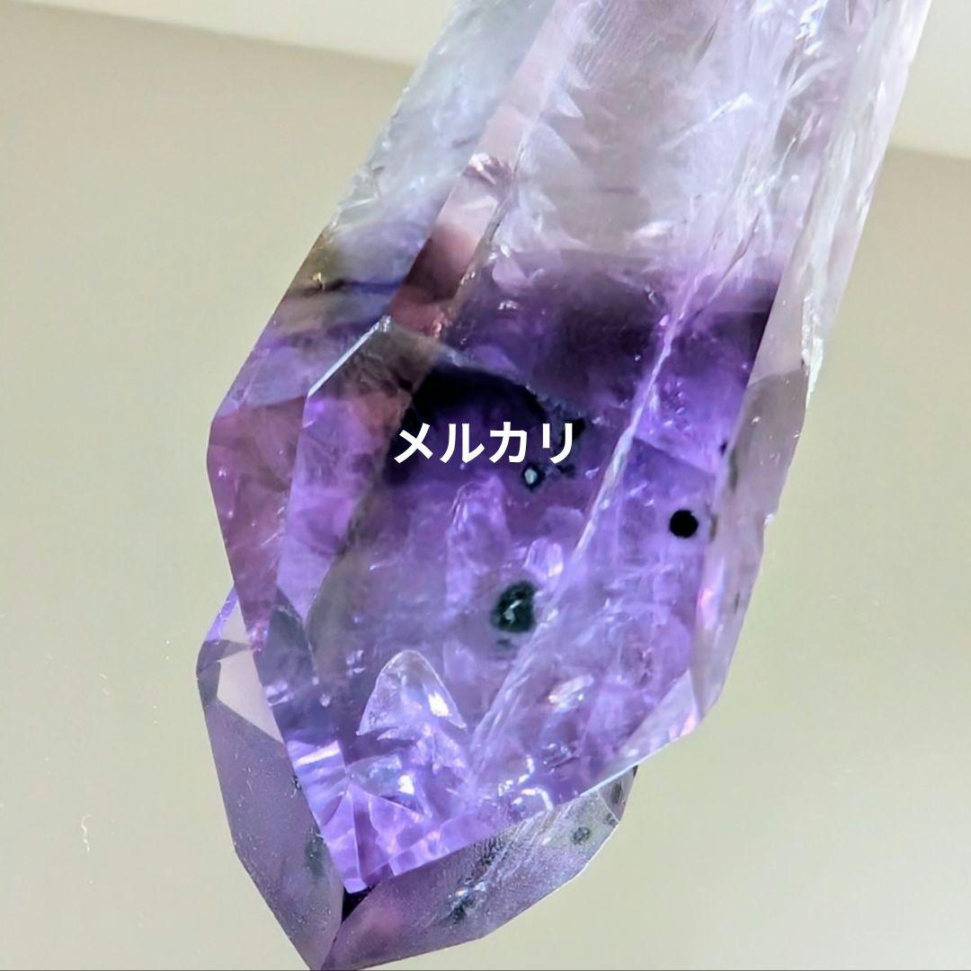 ロマネサイト イン アメジスト原石ポリッシュ