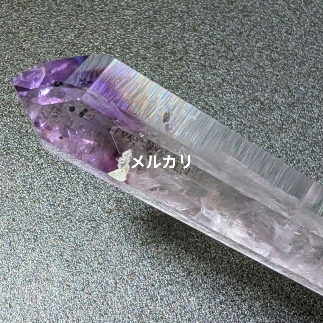 ロマネサイト イン アメジスト原石ポリッシュ