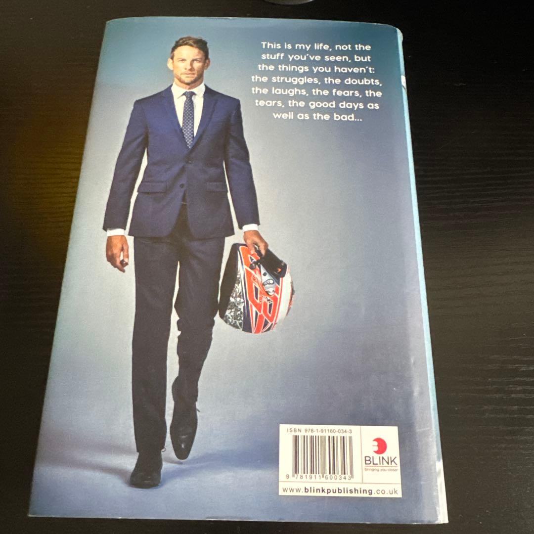 ジェンソンバトン自伝　Life to the Limit サイン入り