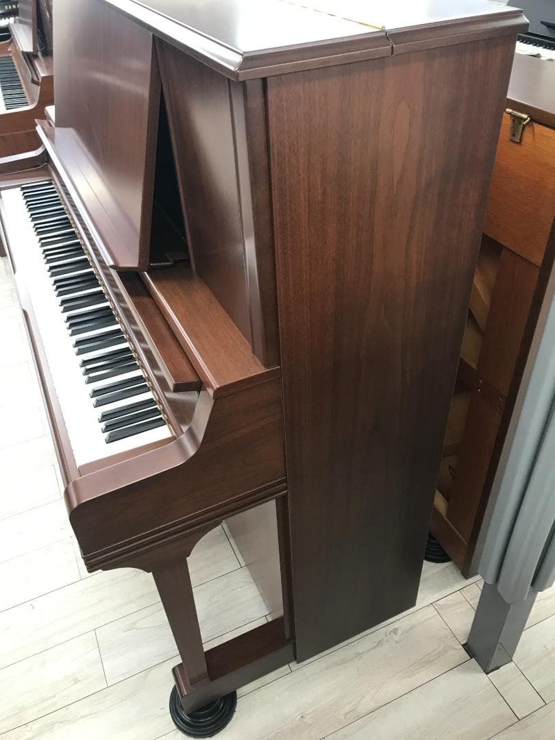 ★58971【アップライトピアノ】YAMAHA　YU5Wn 消音ユニット付き