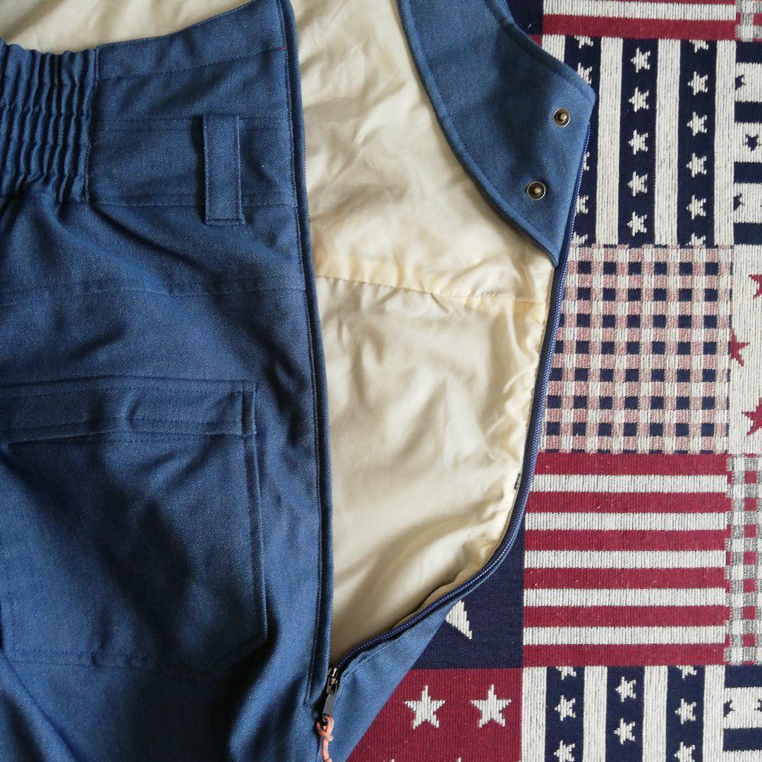 burton バートン　デニム調　ビブパンツ　つなぎ　レディース　S