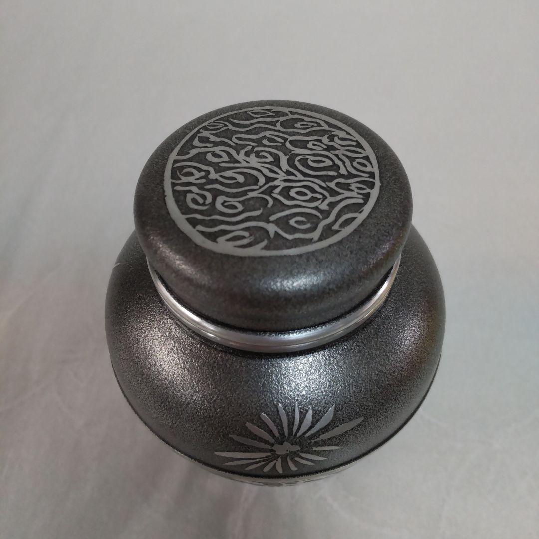 乾茂號造 錫製 茶壺 茶筒 茶入 茶器 煎茶道具 茶道具