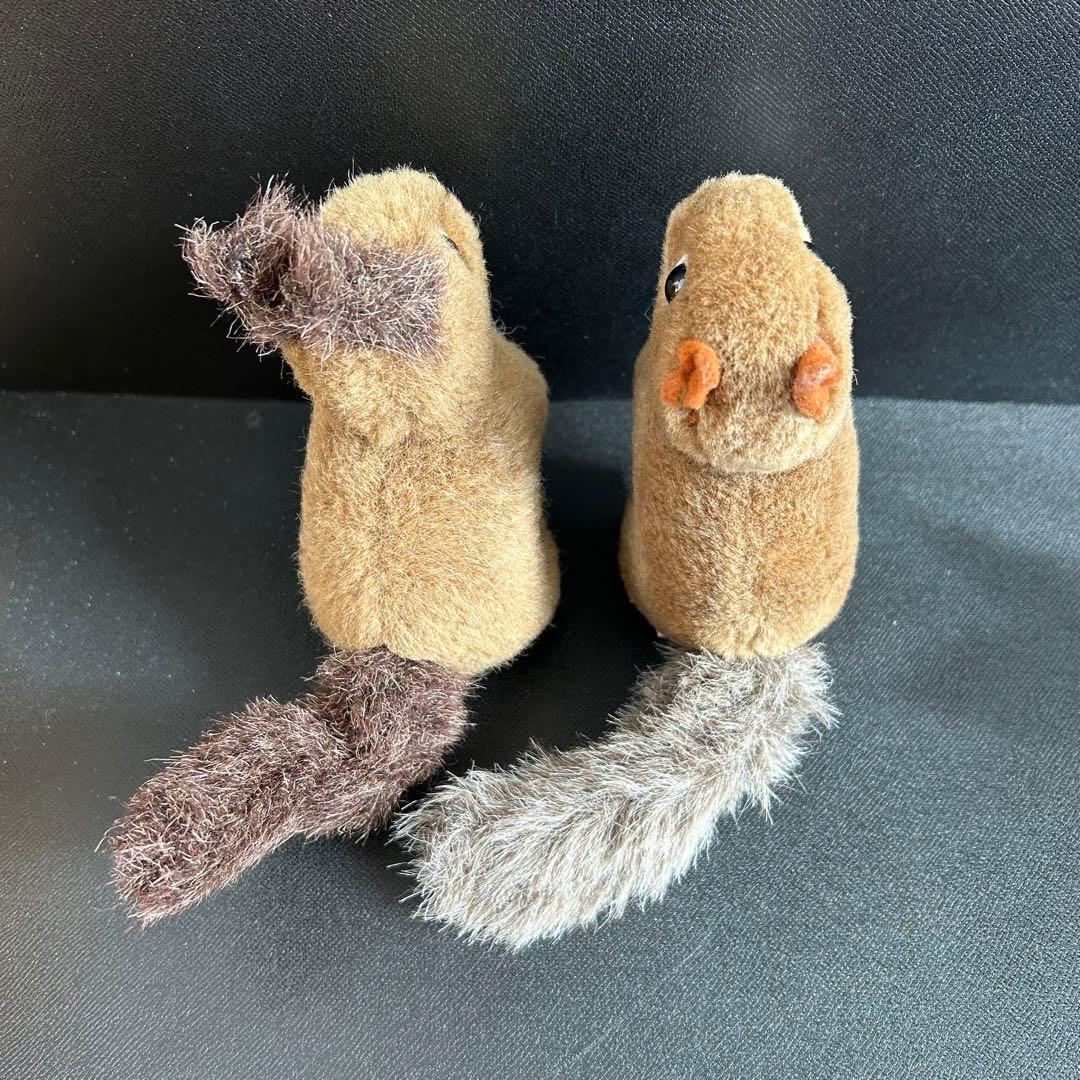 やまね　やまね工房　りす　リス　ぬいぐるみ　2匹