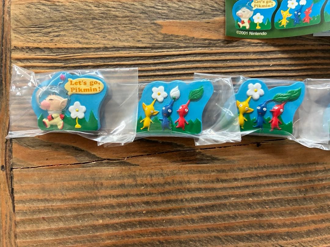 ピクミン　レリーフマグネット　6種　レトロ