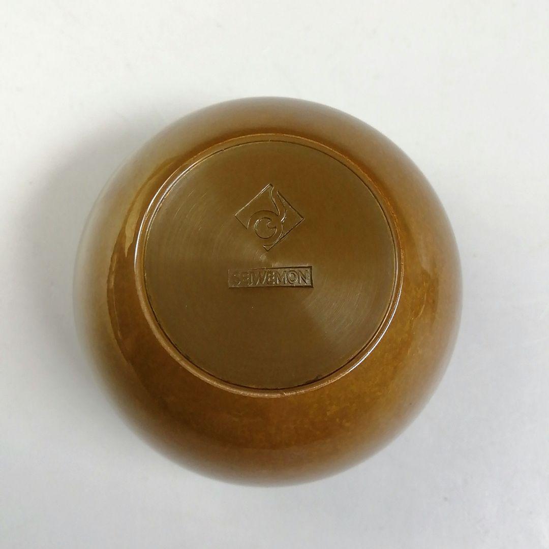 Ｔ６９３　香合　『唐銅　宝珠香合』『大西清右衛門美術館』　共箱　茶道具