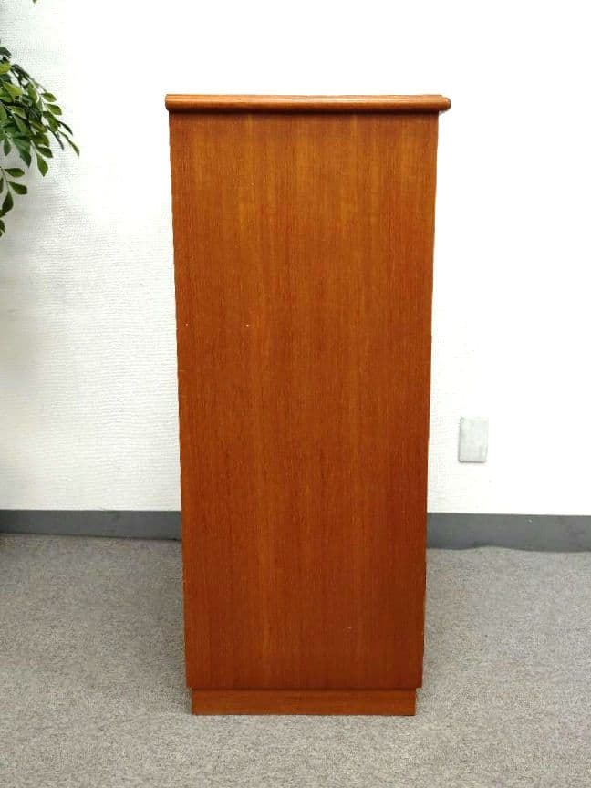 ヴィンテージ 木製タンス 刺繍装飾引き出し付き 刺繍 5段チェスト