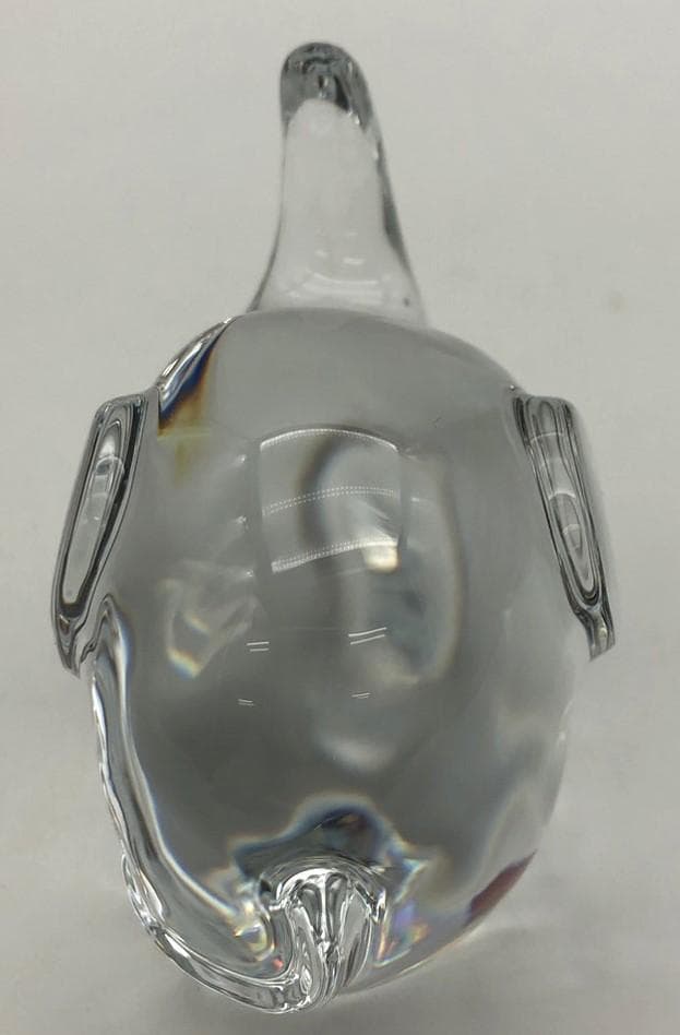 R バカラ　Baccarat クリスタルガラス 象の置物