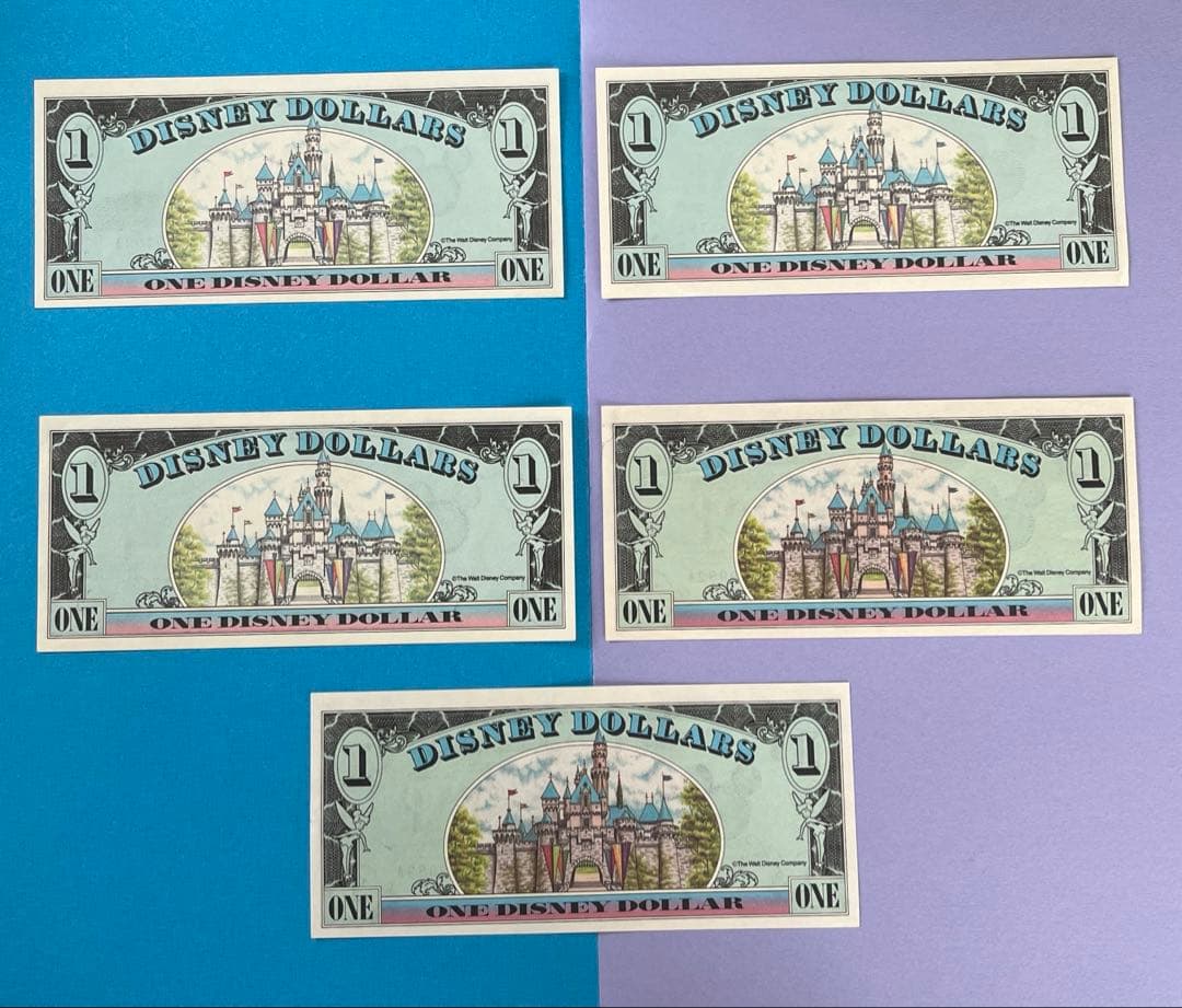 DISNEY DOLLARS ディズニーダラー　1990年、1991年
